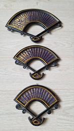 Antieke wanddecoratie driedelig, Songket/Pelambang,Sumatra., Ophalen of Verzenden