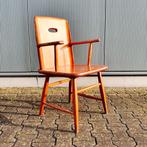 Scandinavische vintage stoel retro Zweeds design, Ophalen, Gebruikt, Bruin, Eén