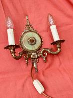 Wandlamp Medaillon Verguld Italie, Ophalen of Verzenden, Zo goed als nieuw, Overige materialen, Vintage, Midcentury Design, Italiaans, Hollywood Regency