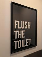 Poster met lijst voor wc/badkamer, Ophalen, Nieuw, Hout, Minder dan 50 cm