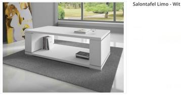 Salontafel Limo - wit, 130x70cm beschikbaar voor biedingen