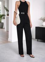 Mango jumpsuit met riem maat 38 nieuw, Ophalen of Verzenden, Zo goed als nieuw, Maat 38/40 (M), Wit