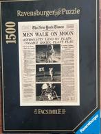Vintage Ravensburger Puzzel - Maanlanding 1500 stukjes, Ophalen of Verzenden, 500 t/m 1500 stukjes, Zo goed als nieuw, Legpuzzel