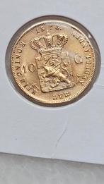 Gouden tientje 1875, Postzegels en Munten, Munten | Nederland, Ophalen of Verzenden, Koning Willem III, 10 gulden, Goud