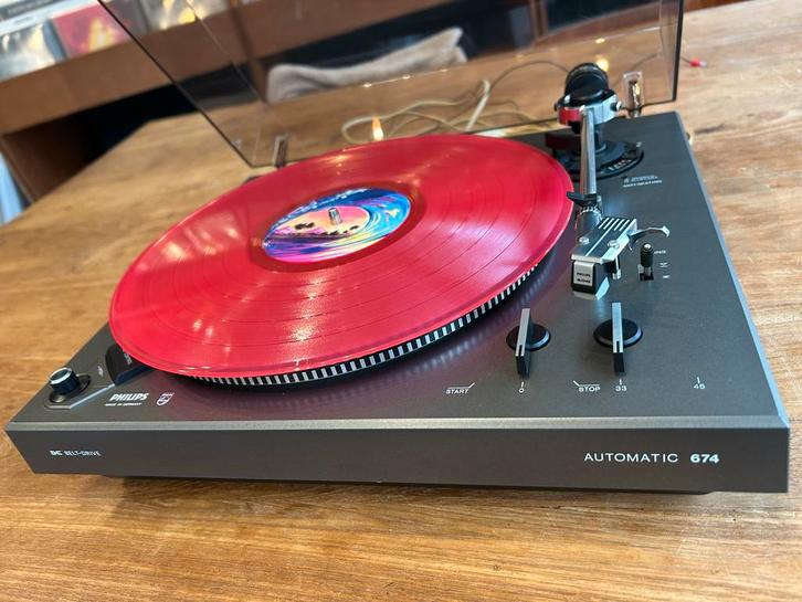 Philips Automatic 674 Platenspeler - Nieuwstaat!, Audio, Tv en Foto, Platenspelers, Nieuw, Platenspeler, Philips, Automatisch