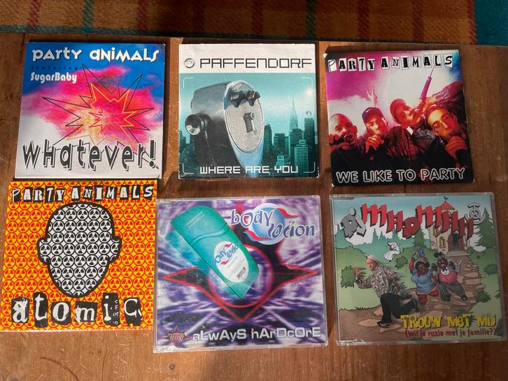 Party Animals & Meer - Diverse CD Singles, Cd's en Dvd's, Cd's | Pop, Gebruikt, 1980 tot 2000, Boxset, Ophalen of Verzenden