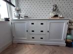 Leuk wit landelijk tv meubel/ dressoir, Huis en Inrichting, Kasten | Dressoirs, 150 tot 200 cm, 25 tot 50 cm, Gebruikt, Ophalen