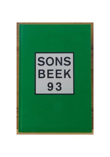 sonsbeek 93 boek