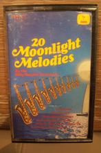 Muziekcassette 20 Moonlight Melodies Billy Vaughn uit 1978, Gebruikt, Klassiek, 1 bandje, Ophalen of Verzenden