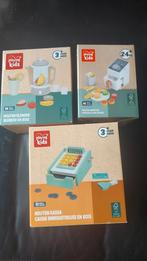 Playing kids houten kassa, airfryer en blender, Ophalen of Verzenden, Nieuw, Overige typen