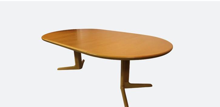 Skovby Deense Uitschuiftafel – Rond / Ovaal – 120/170/220 Cm, Antiek en Kunst, Antiek | Meubels | Tafels, Ophalen
