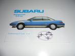 brochure Subaru modellenprogramma  1988, Ophalen of Verzenden, Zo goed als nieuw, Overige merken