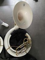 Sousafoon van Fiberglas, Ophalen, Gebruikt, Bes-tuba, Met koffer of draagtas