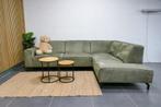 Groene Microvezel Hoekbank Loods 5 [Refurbished], Huis en Inrichting, 250 tot 300 cm, -, Loods 5, -