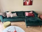 Bankstel met chaises longues 4x6 sofa flessengroen., Huis en Inrichting, Ophalen, 250 tot 300 cm, Gebruikt, 125 tot 150 cm