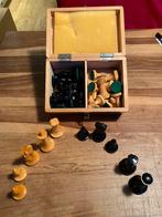 Luxueuze houten schaakset, Ophalen of Verzenden, Minder dan 500 stukjes, Zo goed als nieuw