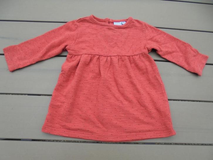 K231 Rood jurkje Prenatal maat 68, Kinderen en Baby's, Babykleding | Maat 68, Zo goed als nieuw, Meisje, Jurkje of Rokje, Ophalen of Verzenden