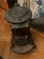 Antieke kolenkachel met draak - ca. 1900, Huis en Inrichting, Kachels, Ophalen, Gebruikt, Vrijstaand, Hout