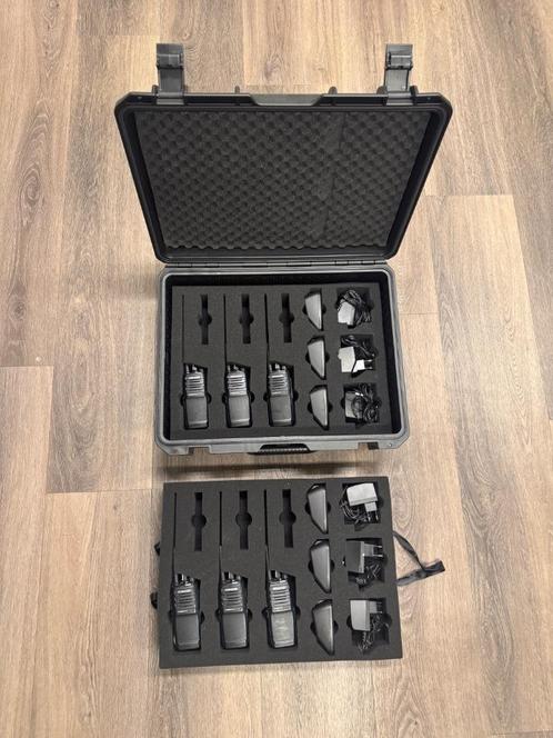 6 x Kenwood TK3701 Portofoon + koffer, Telecommunicatie, Portofoons en Walkie-talkies, Gebruikt, Portofoon of Walkie-talkie, 2 to 5 km