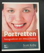 Portretten fotograferen en retoucheren | Scott Kelby, Ophalen of Verzenden, Zo goed als nieuw, Fotografen