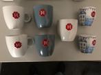 7 Douwe Egberts koffie / cappuccino koppen, Huis en Inrichting, Keuken | Servies, Ophalen of Verzenden, Zo goed als nieuw, Overige stijlen