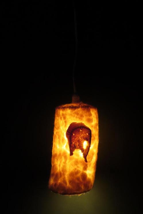 Sfeerlamp Naos, Huis en Inrichting, Lampen | Hanglampen, Nieuw, Minder dan 50 cm, Stof, Overige materialen, Ophalen of Verzenden