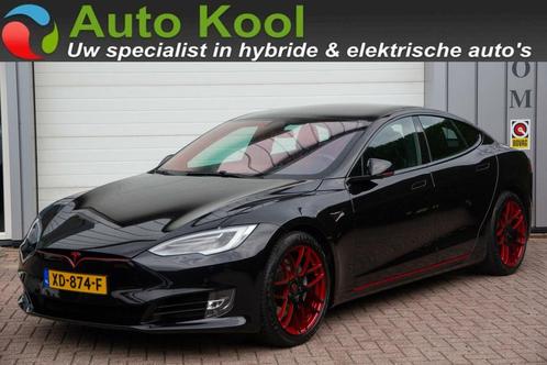 Tesla Model S 75D Panorama Autopilot UNIEK, Auto's, Tesla, Bedrijf, Te koop, Model S, 360° camera, 4x4, ABS, Achteruitrijcamera