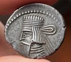 AR Drachme Parthian Kings, Artabanos II 80-90 AD, Ophalen of Verzenden, Losse munt, Zilver