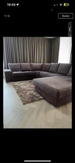 Hoekbank met lounge, Ophalen, Gebruikt