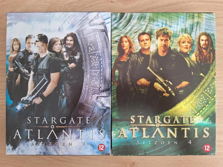Stargate Atlantis seizoen 3 & 4 - DVD Box, Cd's en Dvd's, Dvd's | Tv en Series, Zo goed als nieuw, Science Fiction en Fantasy