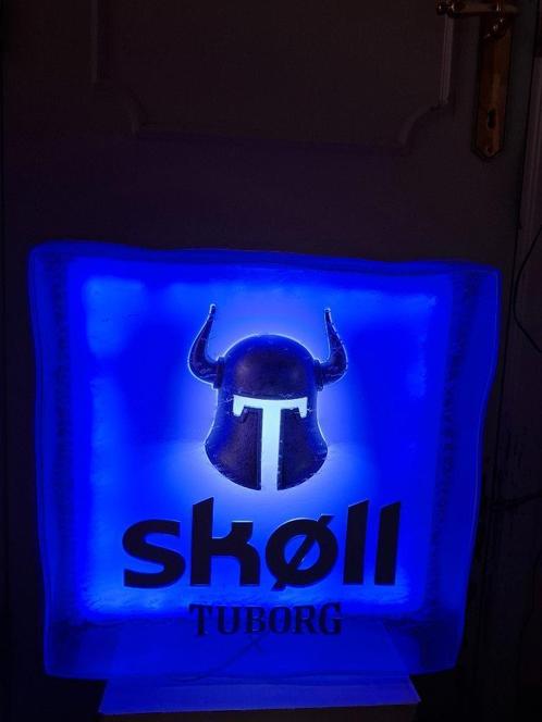 Lichtreclame Skoll bier vodka, Verzamelen, Merken en Reclamevoorwerpen, Nieuw, Lichtbak of (neon) lamp, Ophalen of Verzenden