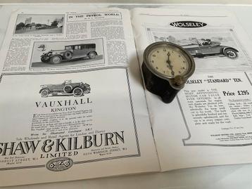 Auto dashboard klokje Smiths (UK) opwind model ca 1920 beschikbaar voor biedingen