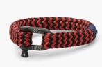 Pig & Hen Shackle Armband - Zwart/Rood, Sieraden, Tassen en Uiterlijk, Armbanden, Ophalen of Verzenden, Nieuw, Zwart, Overige materialen