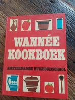 Wannee kookboek van de Amsterdamse Huishoudschool, 19e druk, Gebruikt, Ophalen of Verzenden