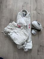 Ju-Sports jiu jitsu pak maat 130 met band en bruine slip, Gebruikt, Maat XS of kleiner, Vechtsportpak, Ophalen of Verzenden