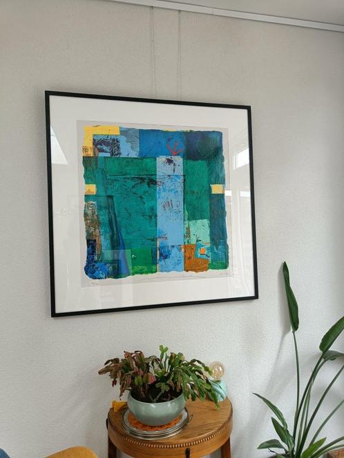 Jos Verwiel, Zeefdruk, Groot, Antiek en Kunst, Kunst | Litho's en Zeefdrukken, Ophalen of Verzenden
