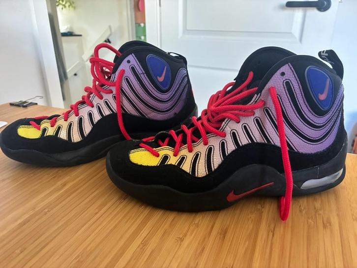 Nike Air Bakin Supreme flame Basketball shoes DX3292-001, Kleding | Heren, Schoenen, Zo goed als nieuw, Sportschoenen, Zwart, Ophalen of Verzenden