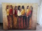 Groot Schilderij – Abstract Figuratief (10080 cm), Antiek en Kunst, Kunst | Schilderijen | Abstract, Ophalen