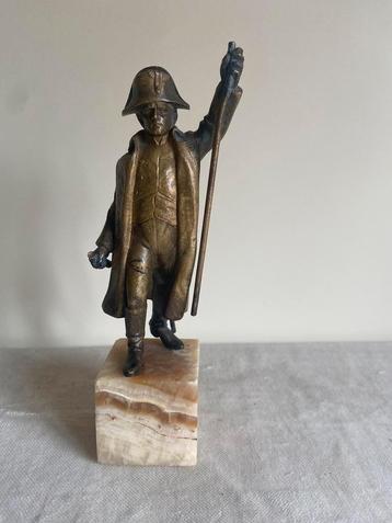 Antie bronzen beeldje van Napoleon Bonaparte. beschikbaar voor biedingen