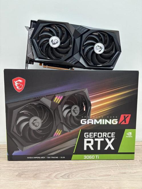 MSI RTX 3060 Ti GAMING X 8G LHR, Computers en Software, Videokaarten, Zo goed als nieuw, Nvidia, PCI-Express 4.0, GDDR6, HDMI