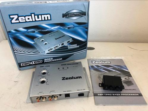 Zealum bassprocessor met remote oldschool, Auto diversen, Autospeakers, Zo goed als nieuw, Ophalen of Verzenden