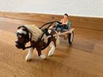 Schleich Sulky Set 42040 + Shetlander Pony, Ophalen of Verzenden, Gebruikt, Overige typen