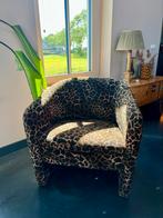 Fauteuil luipaardprint, Huis en Inrichting, Fauteuils, Ophalen, Zo goed als nieuw, 75 tot 100 cm, 50 tot 75 cm