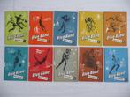 plaatjesboek 10 deeltjes BLUE BAND Sportboek -1955(compleet), Ophalen of Verzenden, Jan Koome, Plaatjesalbum