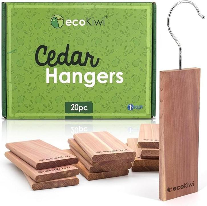 20 STUKS ECOKIWI KLEDINGHANGERS // VAN 39.95 VOOR 12.50 EURO, Kleding | Dames, Kledinghangers, Nieuw, Hout, Kinderen en Volwassenen