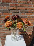 -	Kunstrozen zijden rozen, 8 stuks, Ophalen of Verzenden