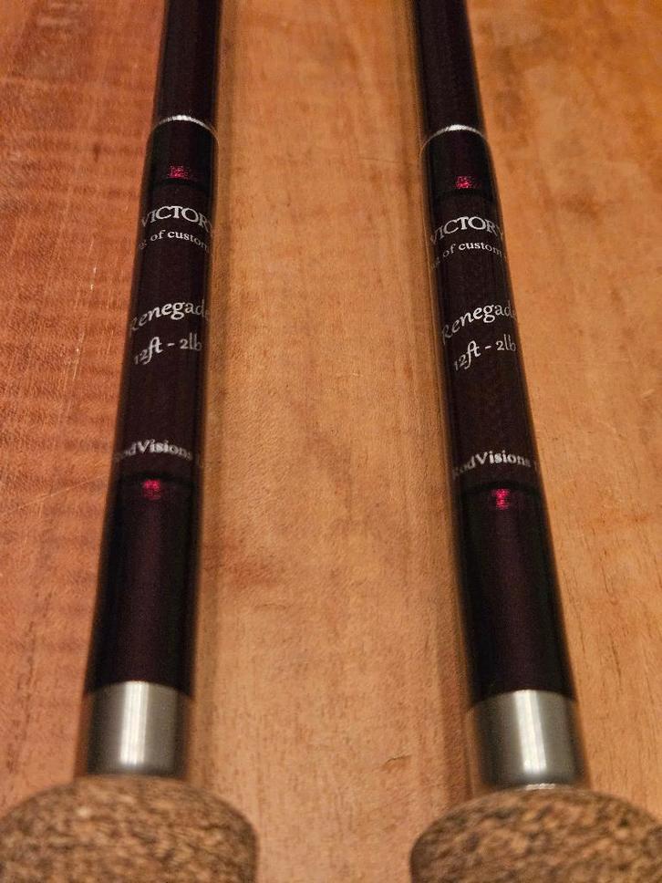 2 RODVISIONS Victory Renegade 2 lb afstandhengels, NIEUW!, Watersport en Boten, Hengelsport | Karpervissen, Nieuw, Werphengel