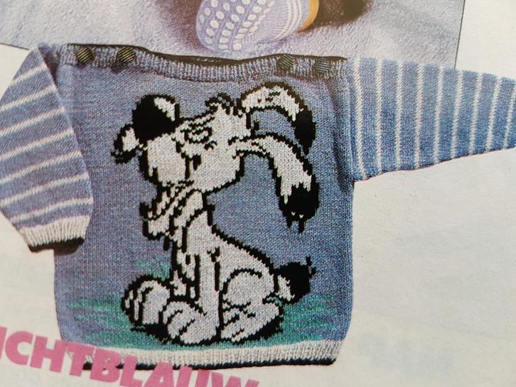 Idéfix trui breipatroon, Hobby en Vrije tijd, Breien en Haken, Zo goed als nieuw, Breien, Patroon of Boek, Ophalen of Verzenden