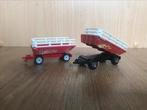 Matchbox Farmtrailer 2x, Matchbox, Gebruikt, Ophalen of Verzenden, Tractor of Landbouw