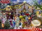 2 x 1000 Falcon legpuzzels, The Christmas Tree Farm, Hobby en Vrije tijd, Denksport en Puzzels, Ophalen of Verzenden, 500 t/m 1500 stukjes